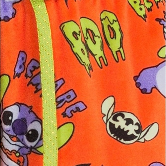 Disney Stitch Halloween Women’s Sleep Jogger With Pockets - Picture 2 of 6